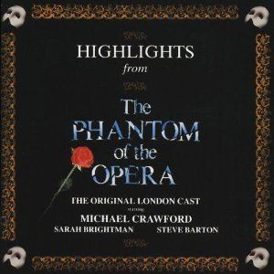 Highlights From The Phantom Of The Opera Album Cover Art - The Original London Cast Recording