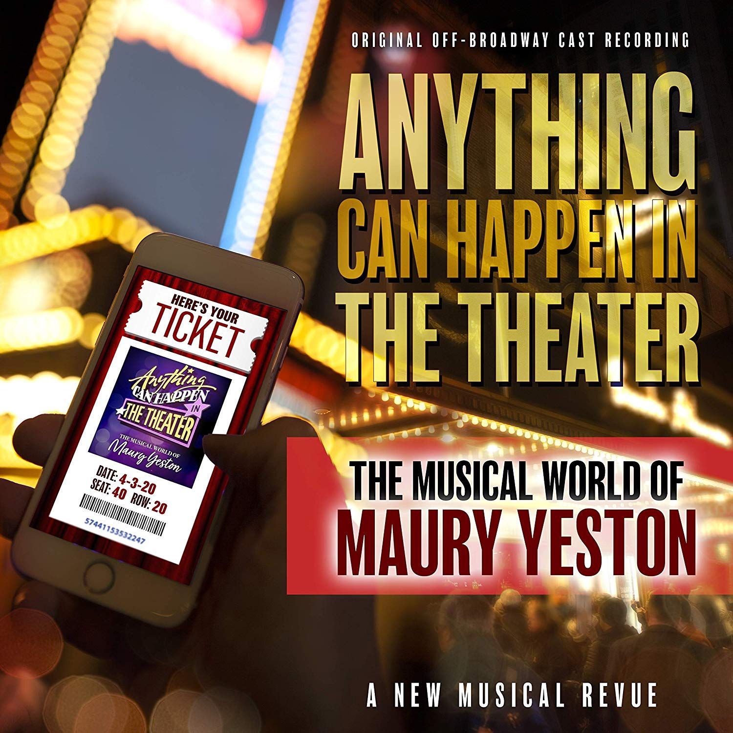 Anything Can Happen in the Theater: The Musical World of Maury Yeston Album Cover Art