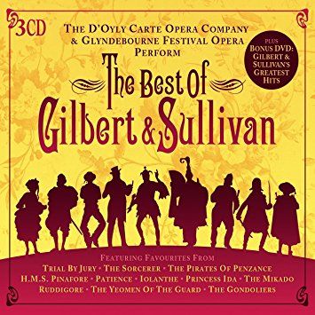 The Best Of Gilbert & Sullivan Album Cover Art