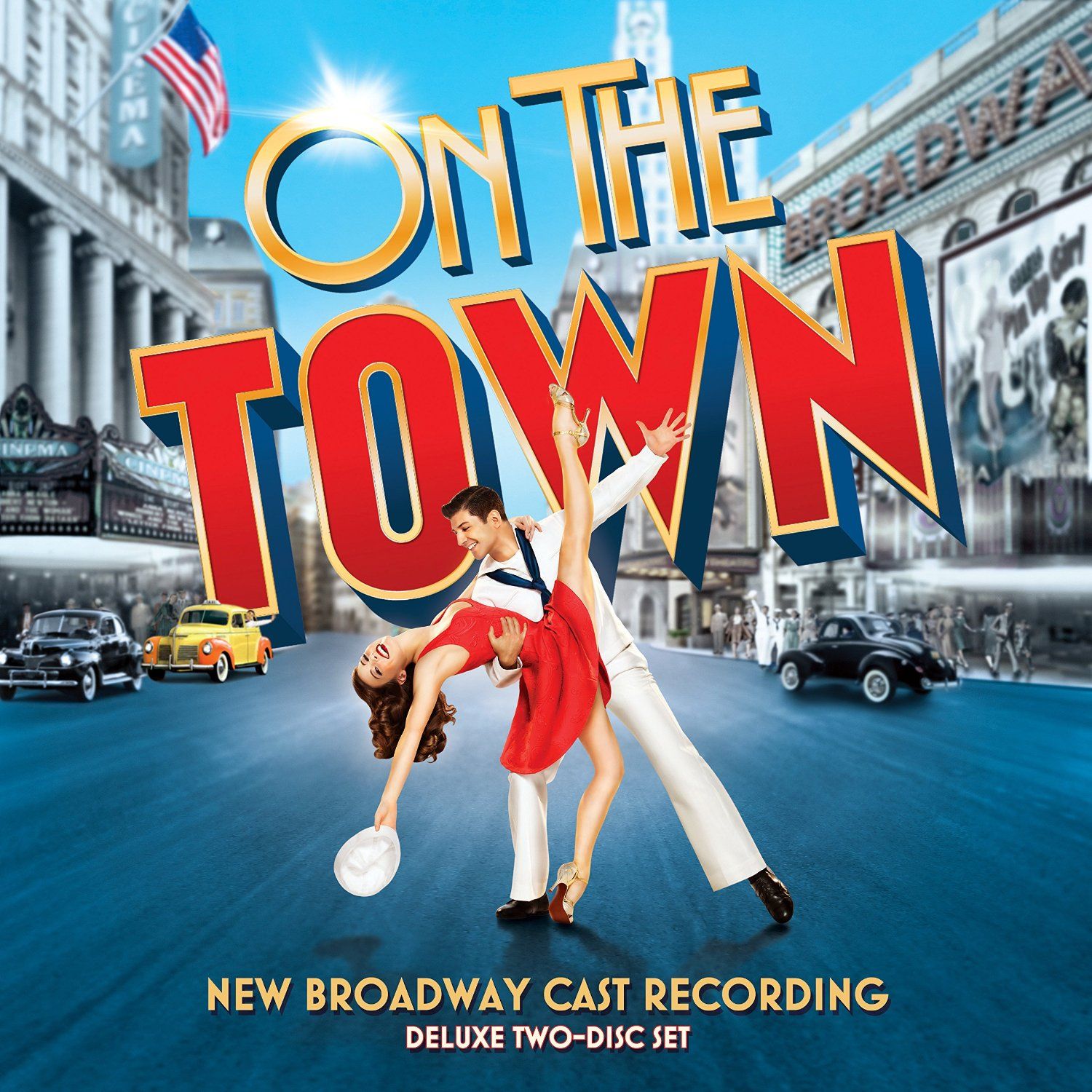 On The Town - New Broadway Cast Recording Album Cover Art