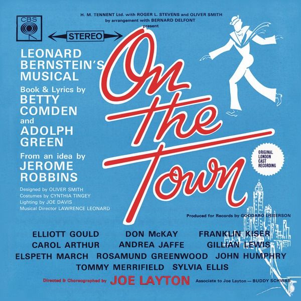 On the Town – The Original London Cast Recording Album Cover Art