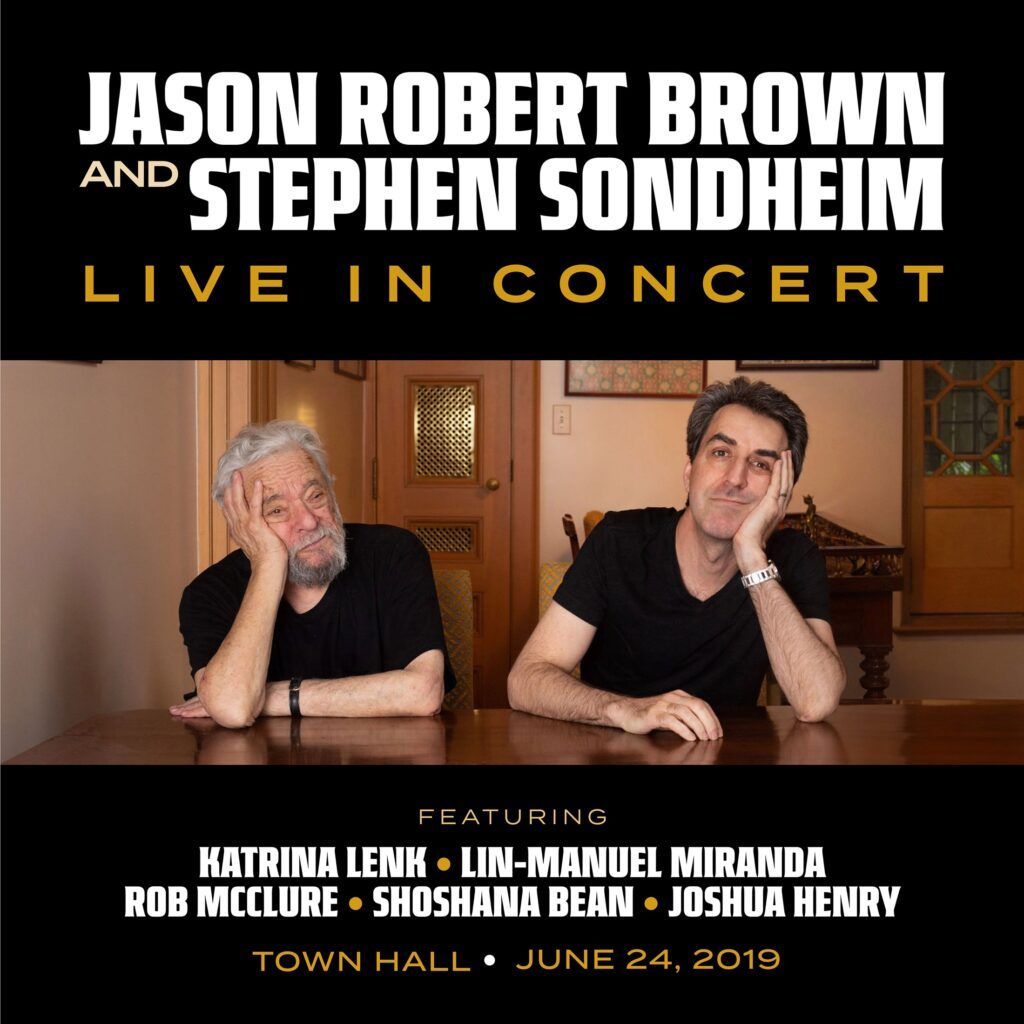 Jason Robert Brown and Stephen Sondheim: Live in Concert Album Cover Art