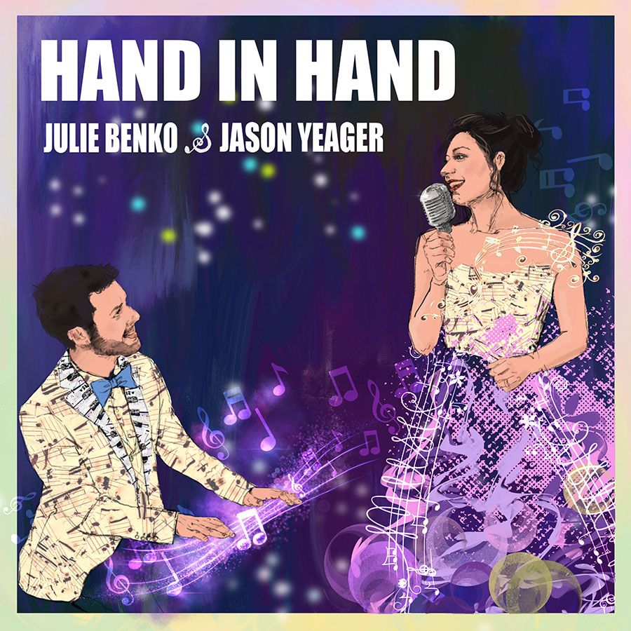 Julie Benko and Jason Yeager: Hand in Hand Album Cover Art