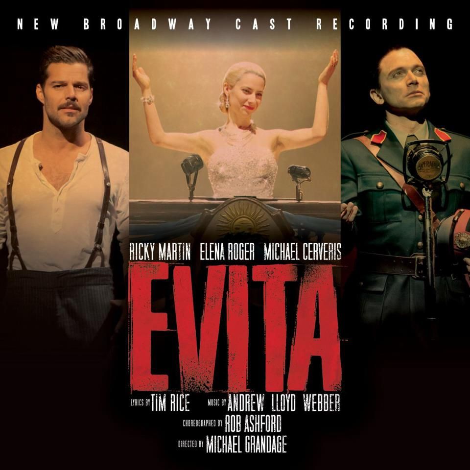 Evita Album Cover Art - New Broadway Cast Recording