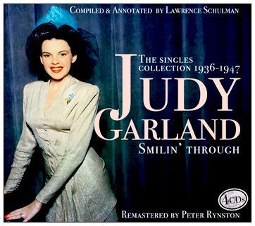 Judy Garland: Smilin' Through - The Singles Collection 1936 - 1947 Album Cover Art - Judy Garland