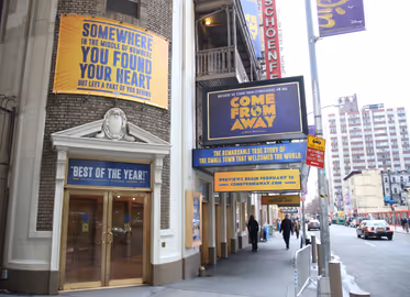 Gerald Schoenfeld Theatre on Broadway: Info & Seating Chart Marquee