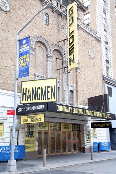 John Golden Theatre on Broadway: Info & Seating Chart Marquee