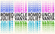 Uncle Romeo Vanya Juliet