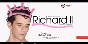 Richard II Off-Broadway