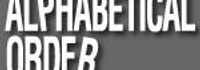 Alphabetical Order