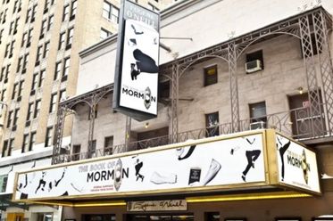 Eugene O'Neill Theatre on Broadway: Info & Seating Chart Marquee