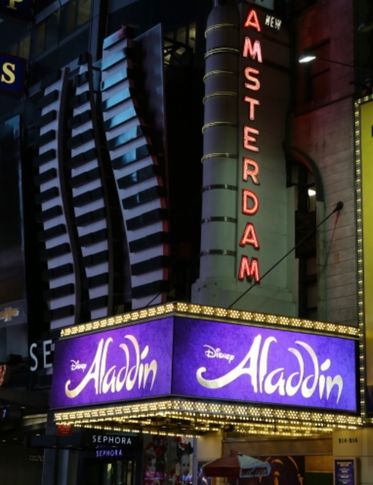 New Amsterdam Theatre on Broadway: Info & Seating Chart Marquee