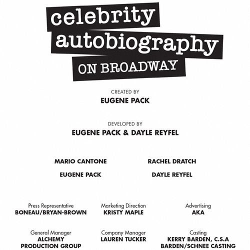 Celebrity Autobiography