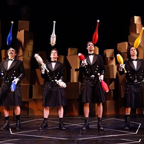 The Flying Karamazov Brothers "Juggling and Cheap Theatrics"