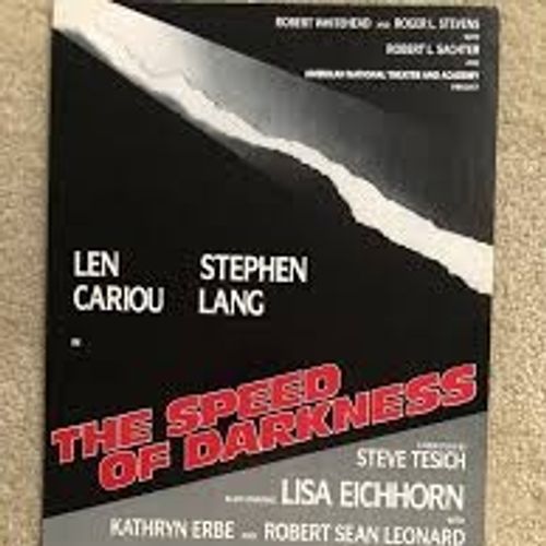 The Speed of Darkness