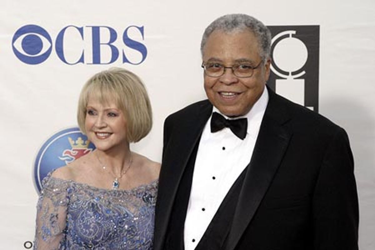 James Earl Jones and Cecilia Hart at 