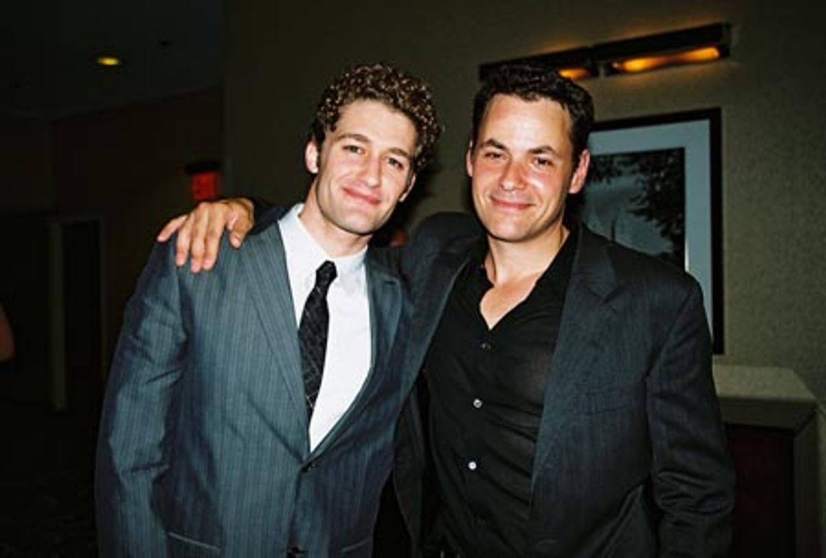  Matthew Morrison, Tony Award Nominee for Best Performance by a Featured in a Musical 'The Light in the Piazza' and Adam Guettel, Tony Award Winner for Best Orchestrations 'The Light in the Piazza'  at 