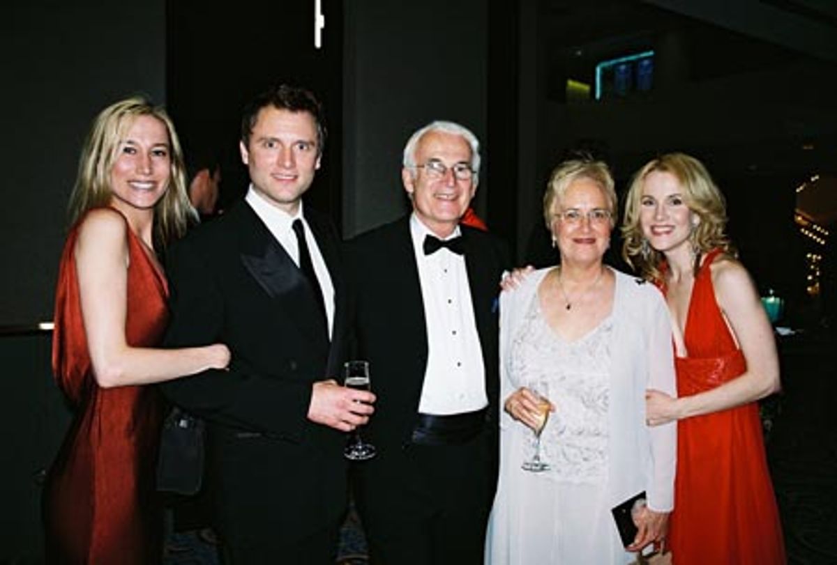 
Erin Dilly's sister, husband and parent's joined her in celebrating her Tony Award Nomination  at 