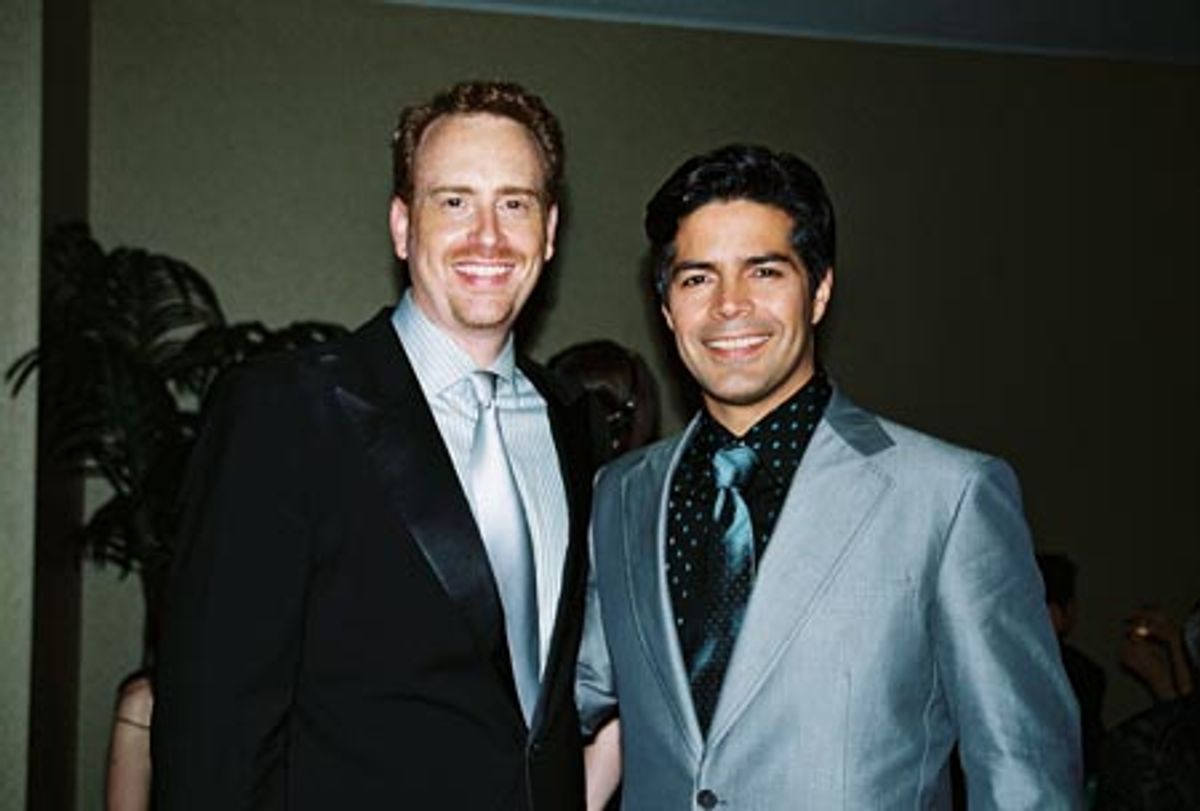 Robert Greenblatt (Showtime's President of Entertainment) and Esai Morales  at 