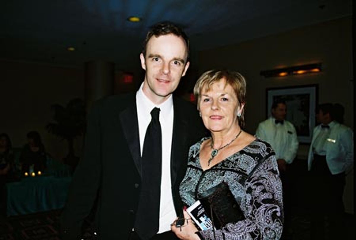 BrÃ­an F. O'Byrne, Tony Award Nominee for Best Performance by a Leading in a Play 'Doubt' and his Mom  at 