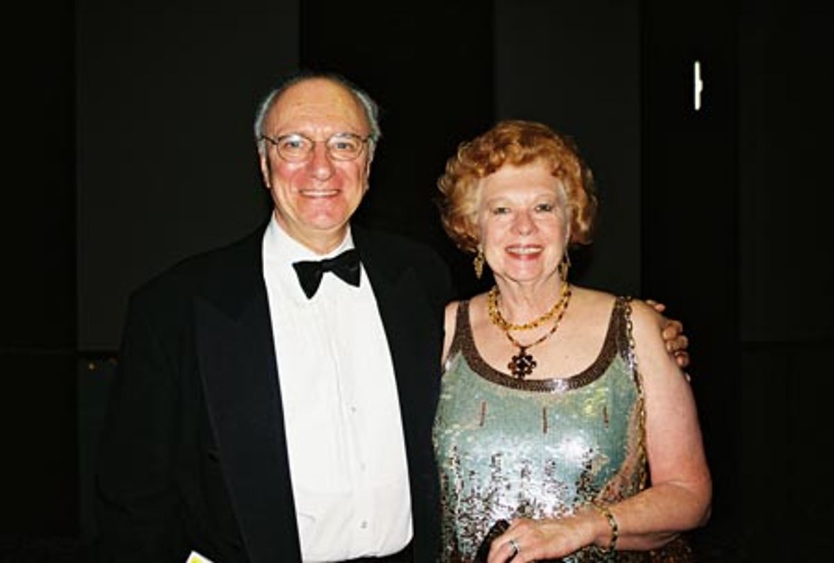 Philip Bosco, Tony Award Nominee for Best Performance by a Leading in a Play 'Twelve Angry Men' and wife Nancy  at 