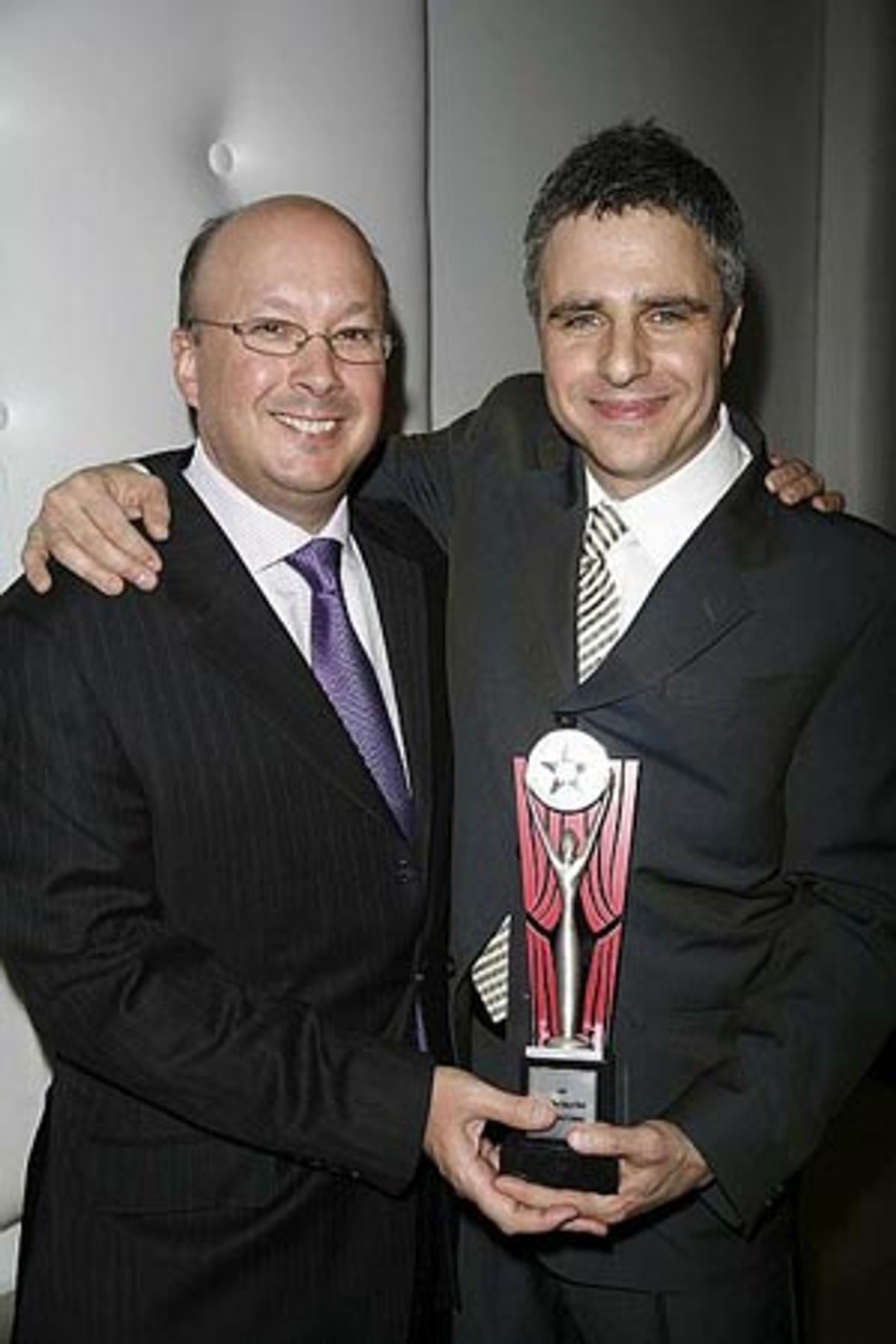 Neil Pepe and Andrew D. Hamingson (Outstanding Body of Work - Atlantic Theatre Company) at 