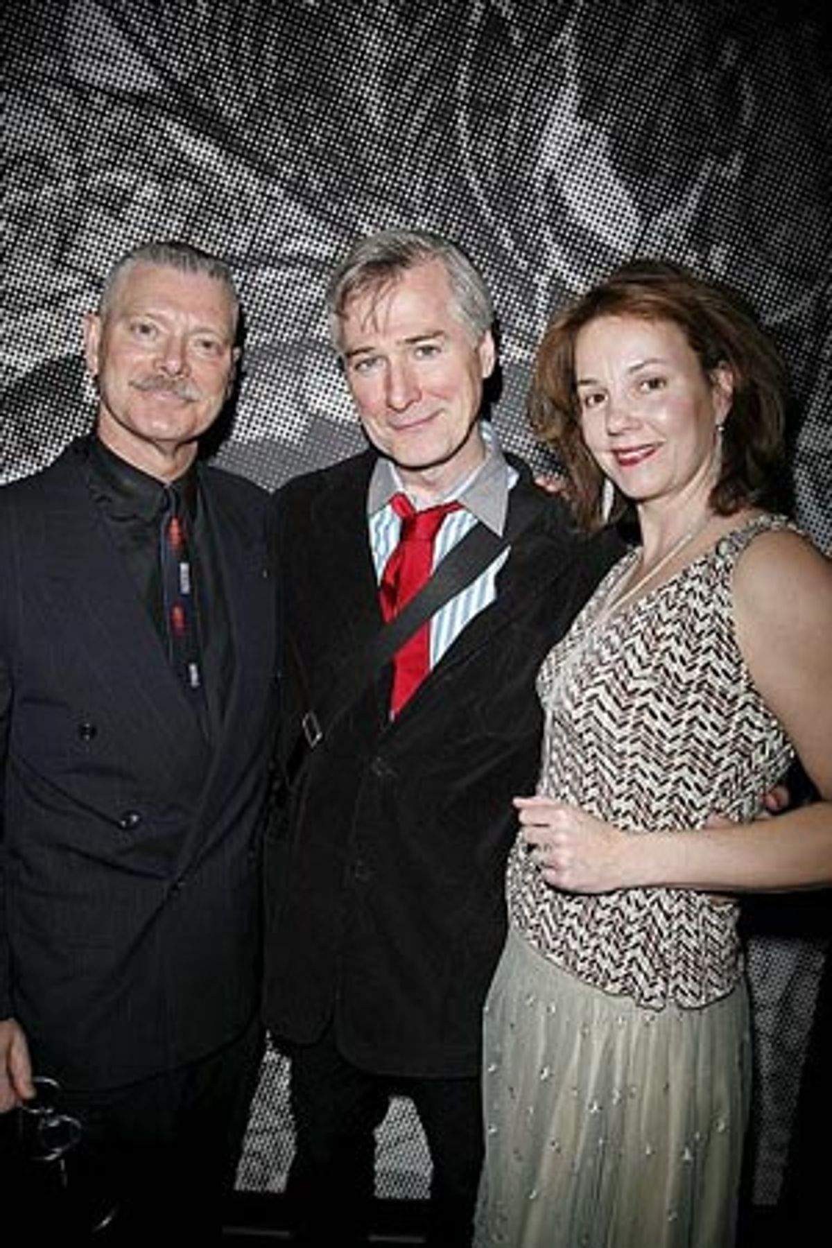 Stephen Lang, John Patrick Shanley & Margaret Colin at 