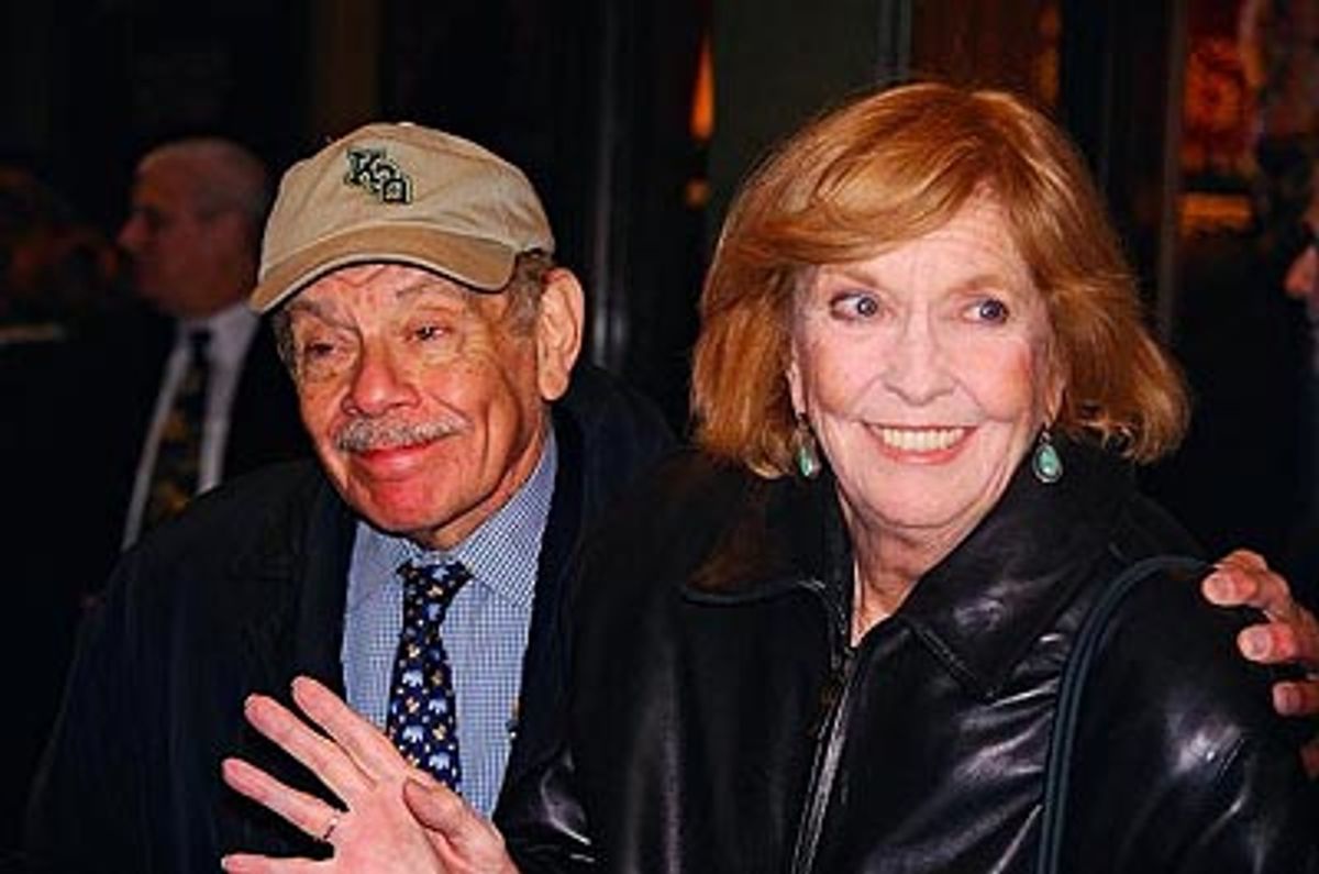 Anne Meara and Jerry Stiller  at 