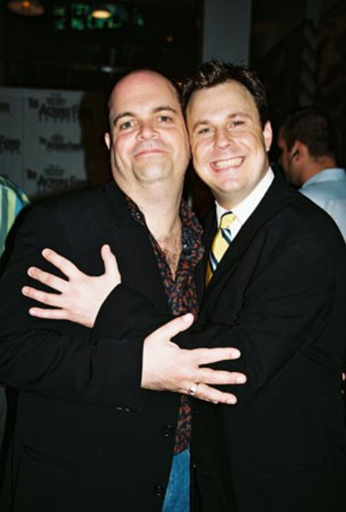 Brad Oscar and Brooks Ashmanskas (Owen O'Malley) at 