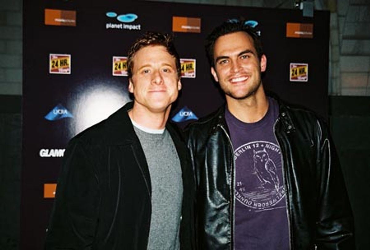Alan Tudyk and Cheyenne Jackson at 