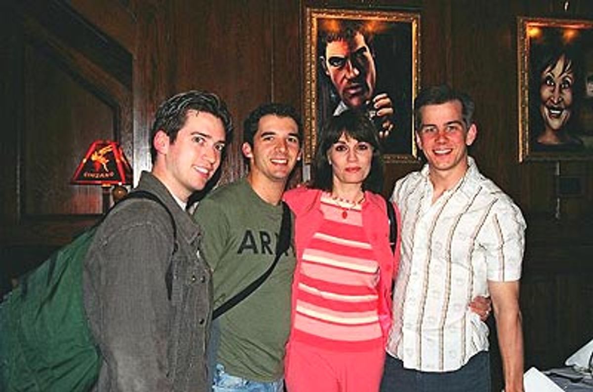 
Mike Warshaw (Waiter/Ensemble), Kevin Worley (Ensemble, u/s Billy Lawlor), Beth and Darin Phelps (Waiter/Ensemble, u/s Andy Lee, Mac/Thug/Doctor)  at 