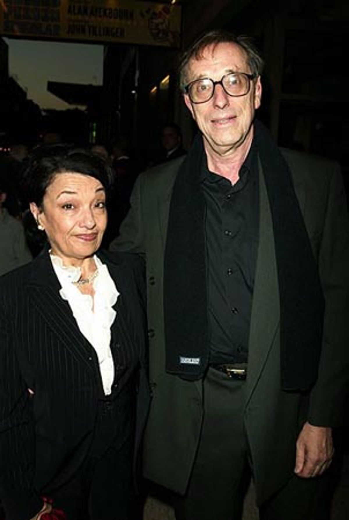 Ariel Dorfman and wife at 