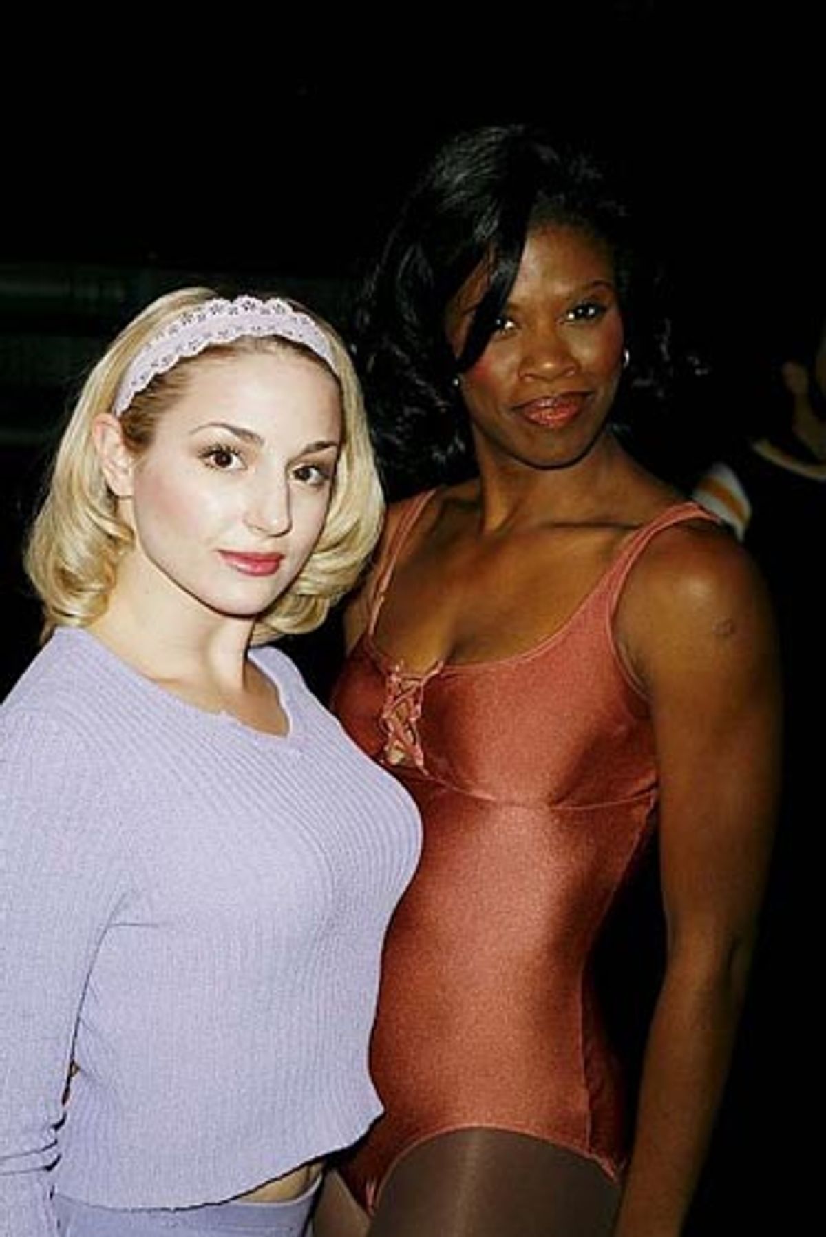 Jessica Lee Goldyn - (Val) and Deidre Goodwin (Shelia) at 