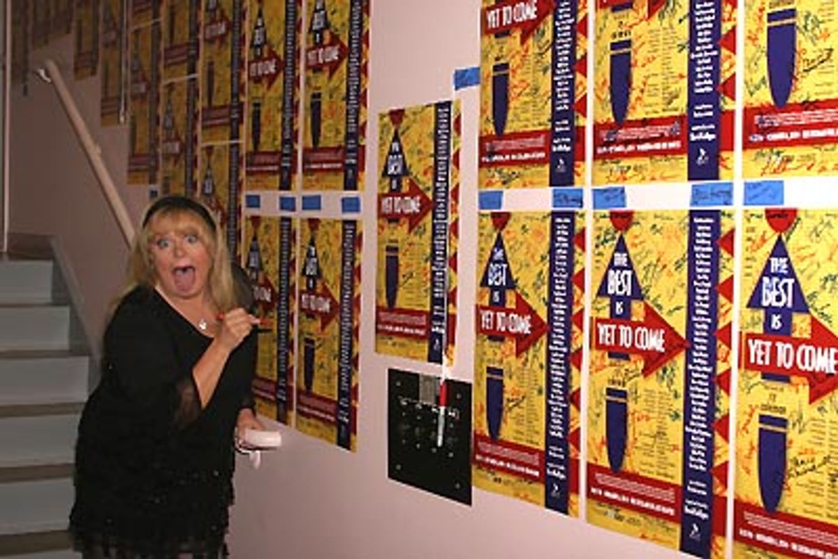 Sally Struthers surprises us as she smiles  at 