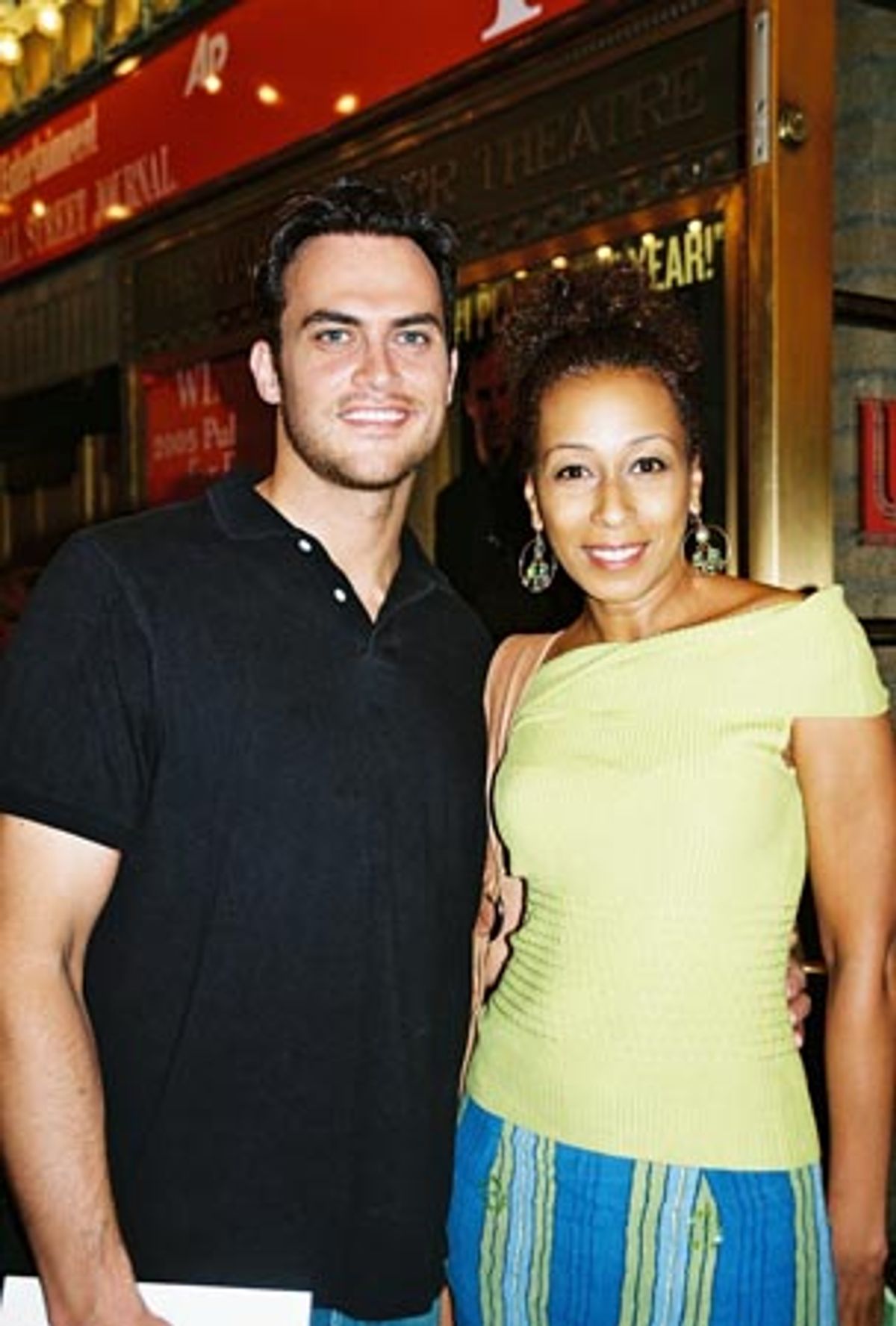 Cheyenne Jackson and Tamara Tunie (Julius Caesar) at 