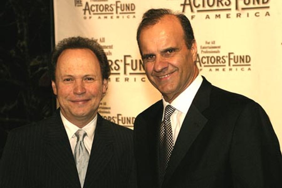 Billy Crystal and Joe Torre  at 
