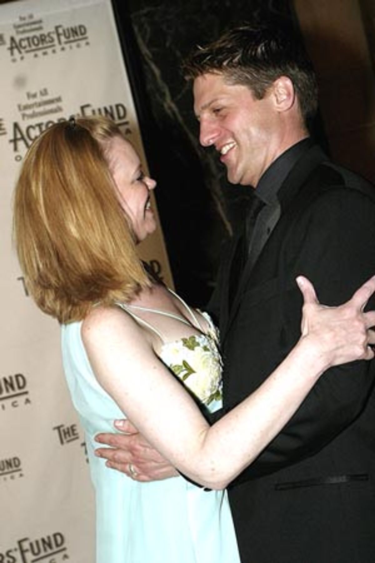 Leah Hocking and Christopher Sieber at 