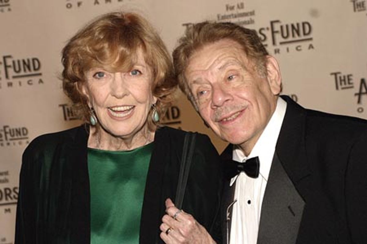 Anne Meara and Jerry Stiller at 