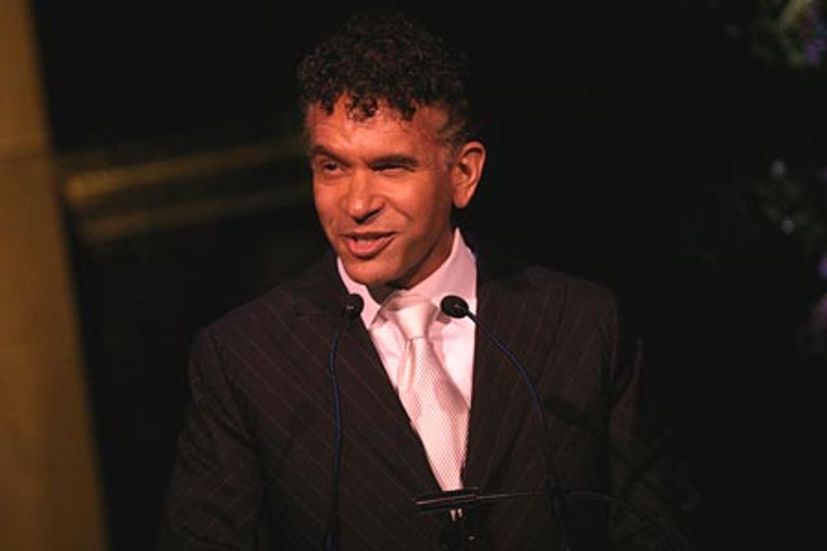 Brian Stokes Mitchell (President, The Actors' Fund) honors Roger Berlind  at 