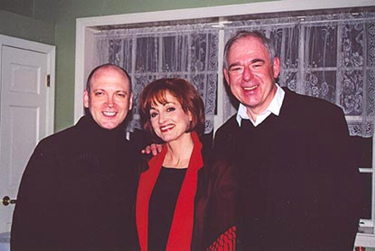 Charles Busch, Robin Strasser and Lenny Wolpe (Ira)  at 