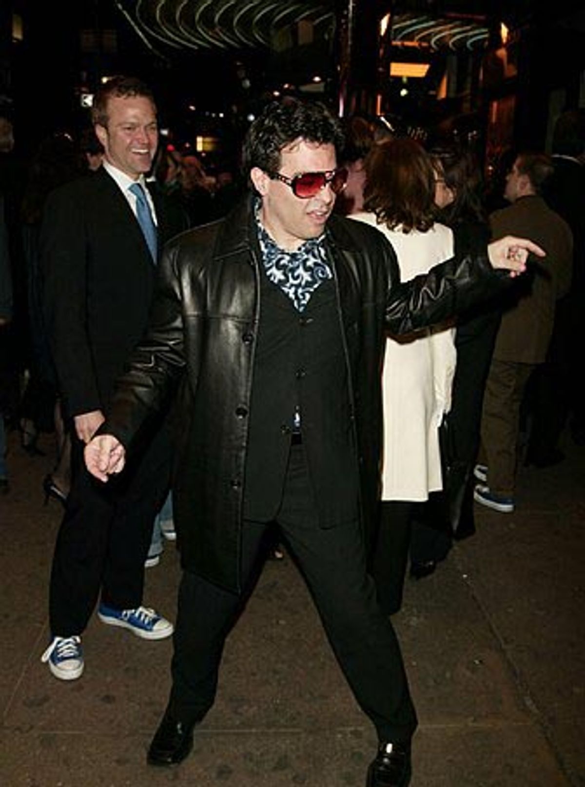 ...and striking a pose at 