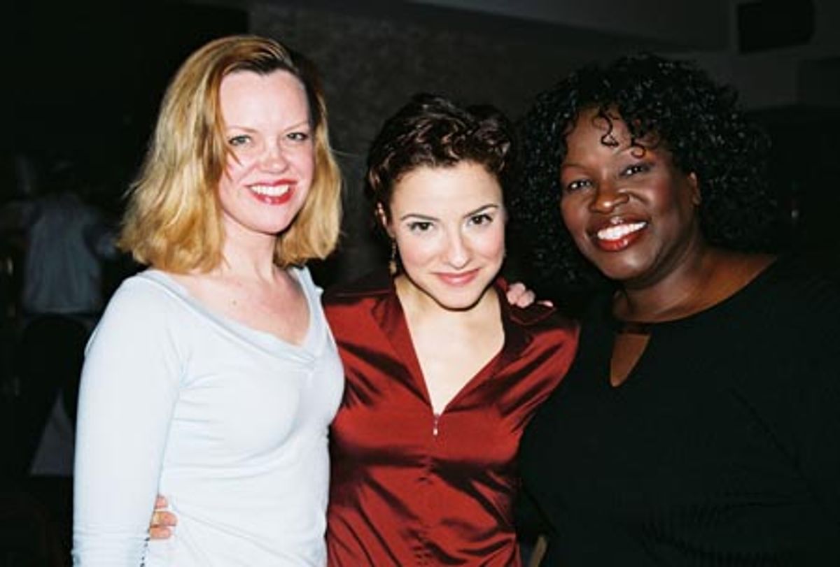 Leah Hocking, Jenn Gambatese and Sharon Wilkins  at 