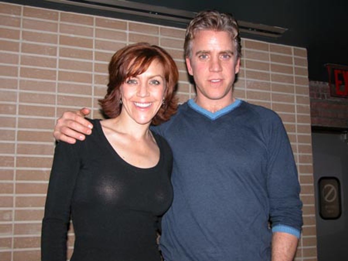 Andrea with her brother Mike at 