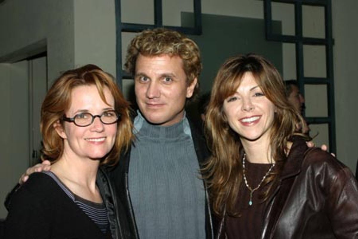 Guest Lea Thompson with Billy Masters and Amy Pietz

 at 