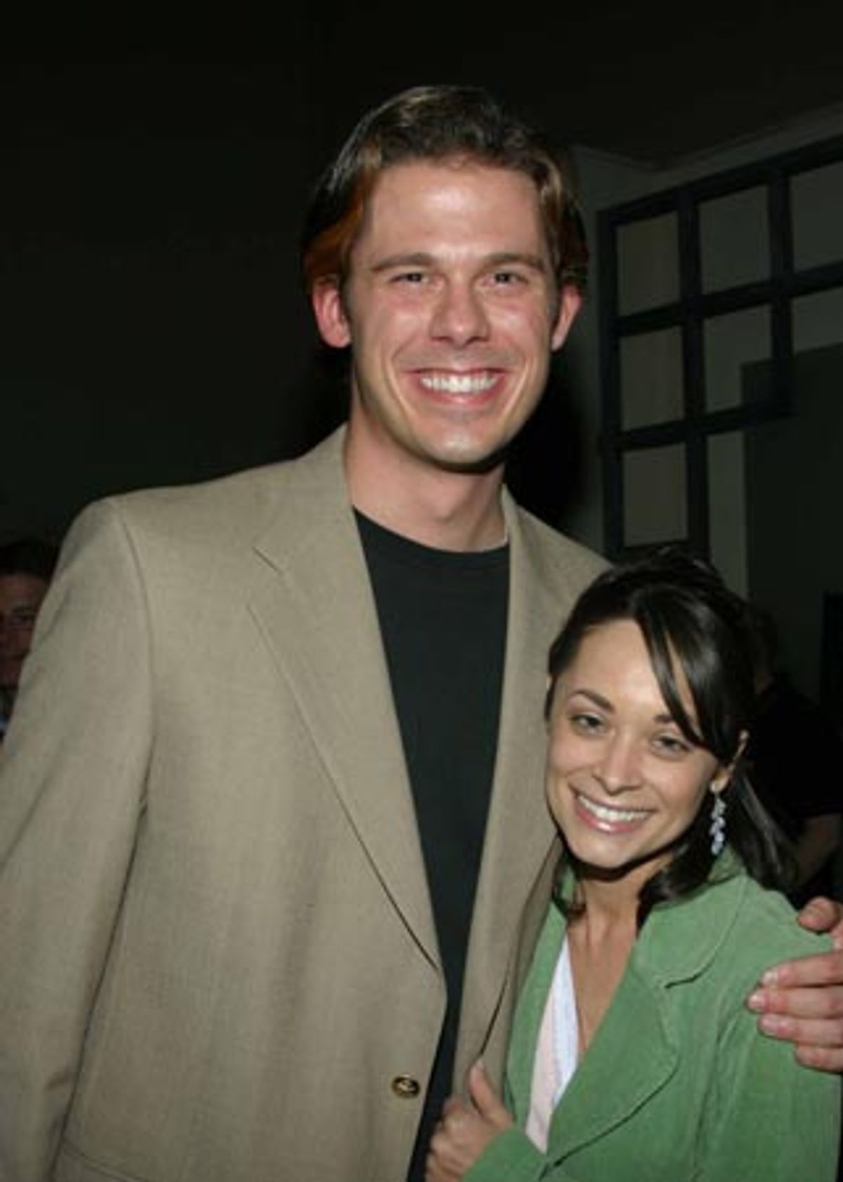 Stuart Ambrose and girlfriend Megan - ain't they cute? 


Kevin Chamberlin (Doctor) and Roger Bart 

 
 at 