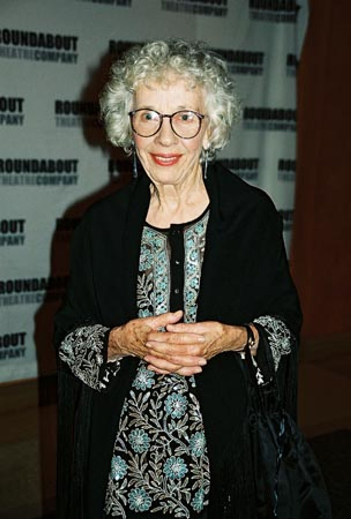 Ann Guilbert at Opening Night Party at A Naked Girl on the Appian Way