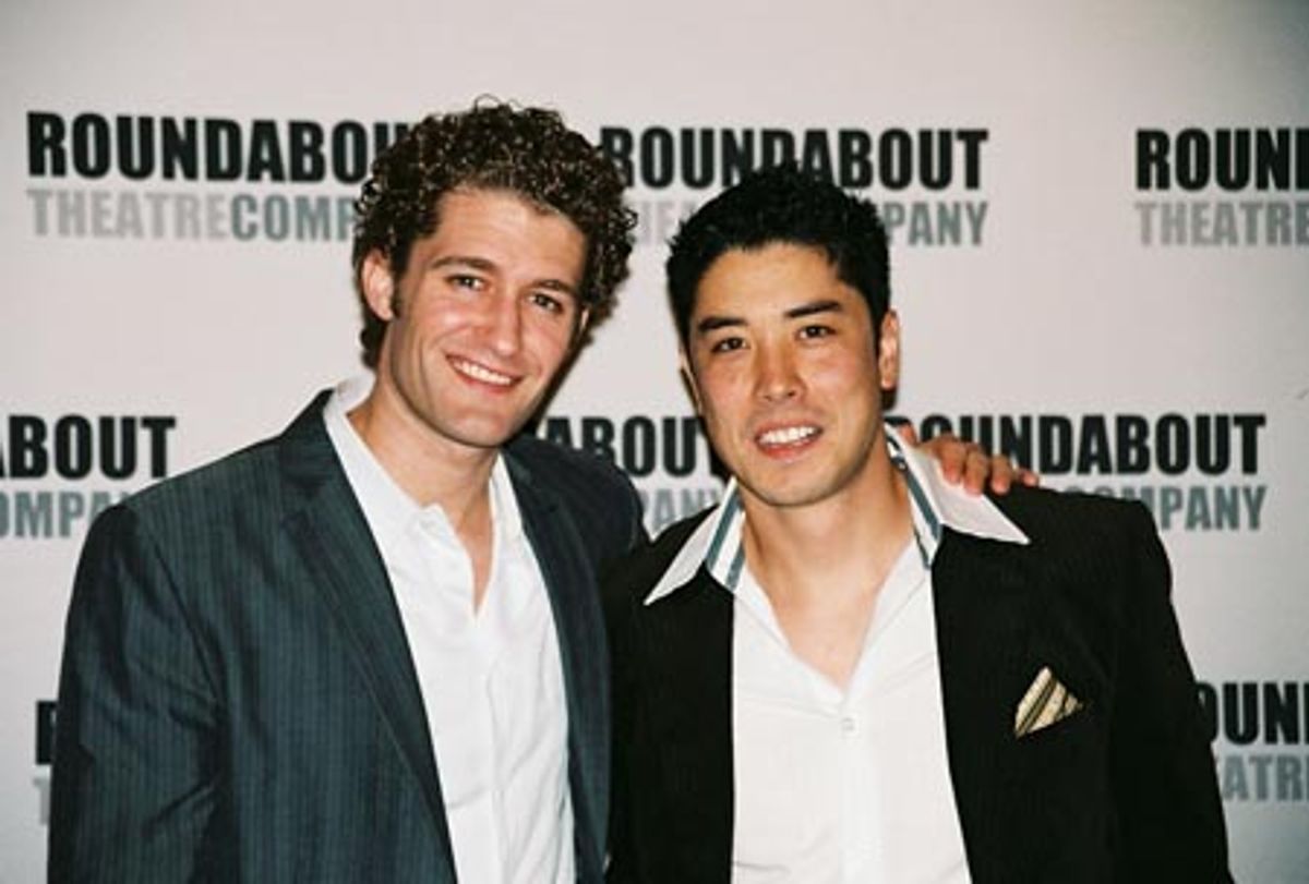 Matthew Morrison and James Yaegashi at 