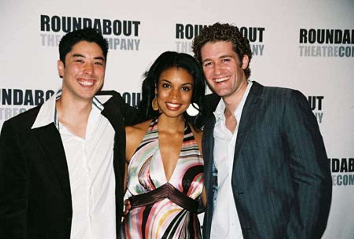 James Yaegashi, Susan Kelechi Watson and Matthew Morrison at 