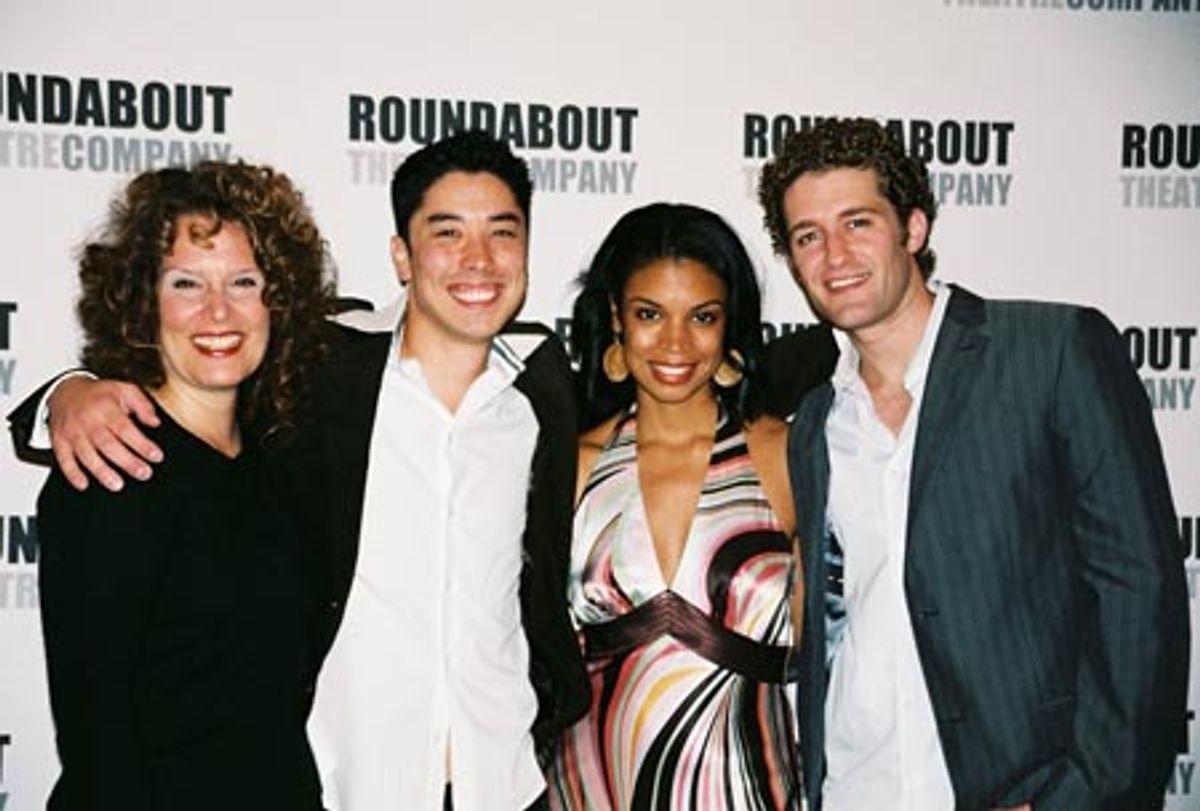 Leslie Ayvazian, James Yaegashi, Susan Kelechi Watson and Matthew Morrison at 