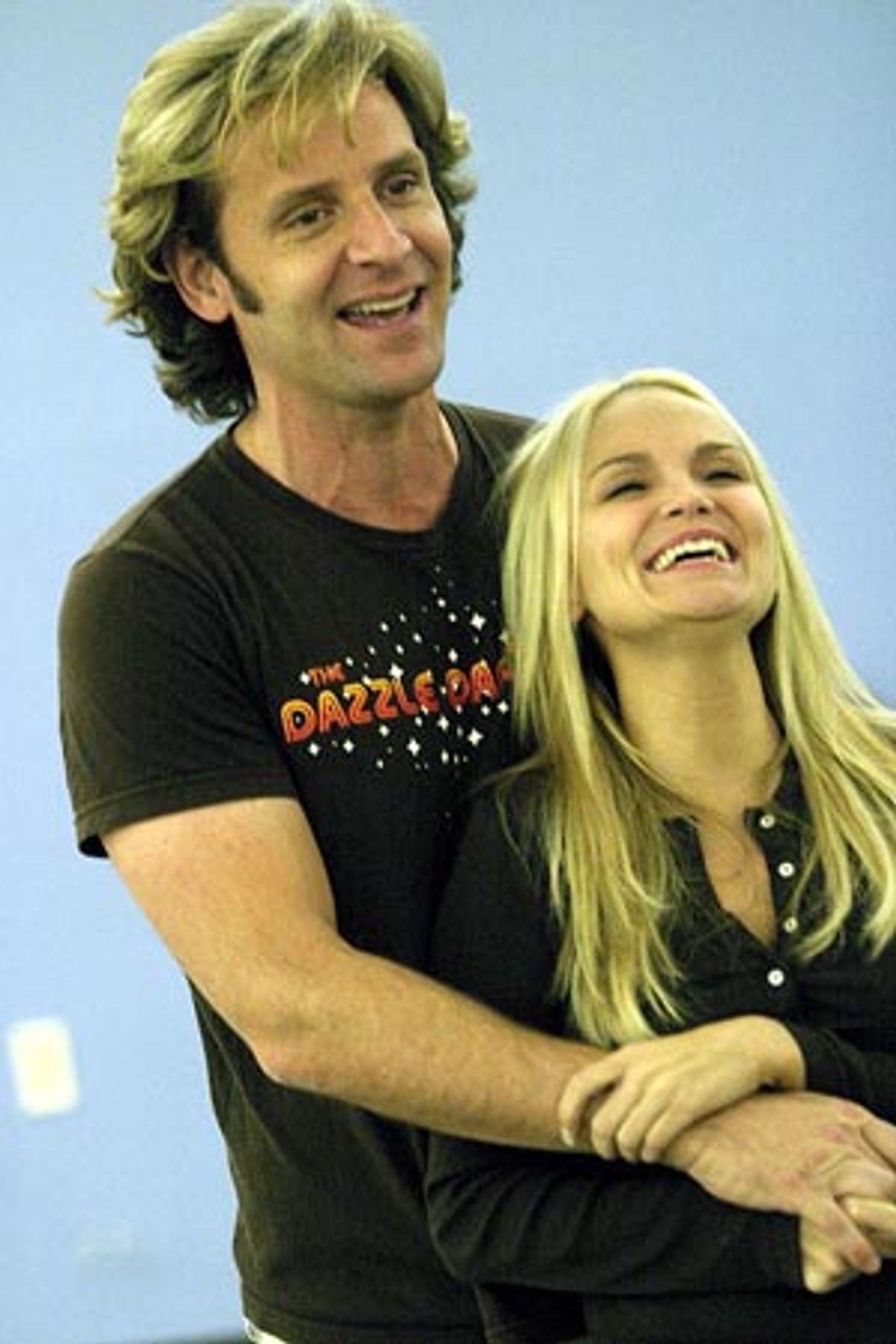 Kristin Chenoweth and Malcolm Gets rehearse a scene from the Encores! production of The Apple Tree. at 